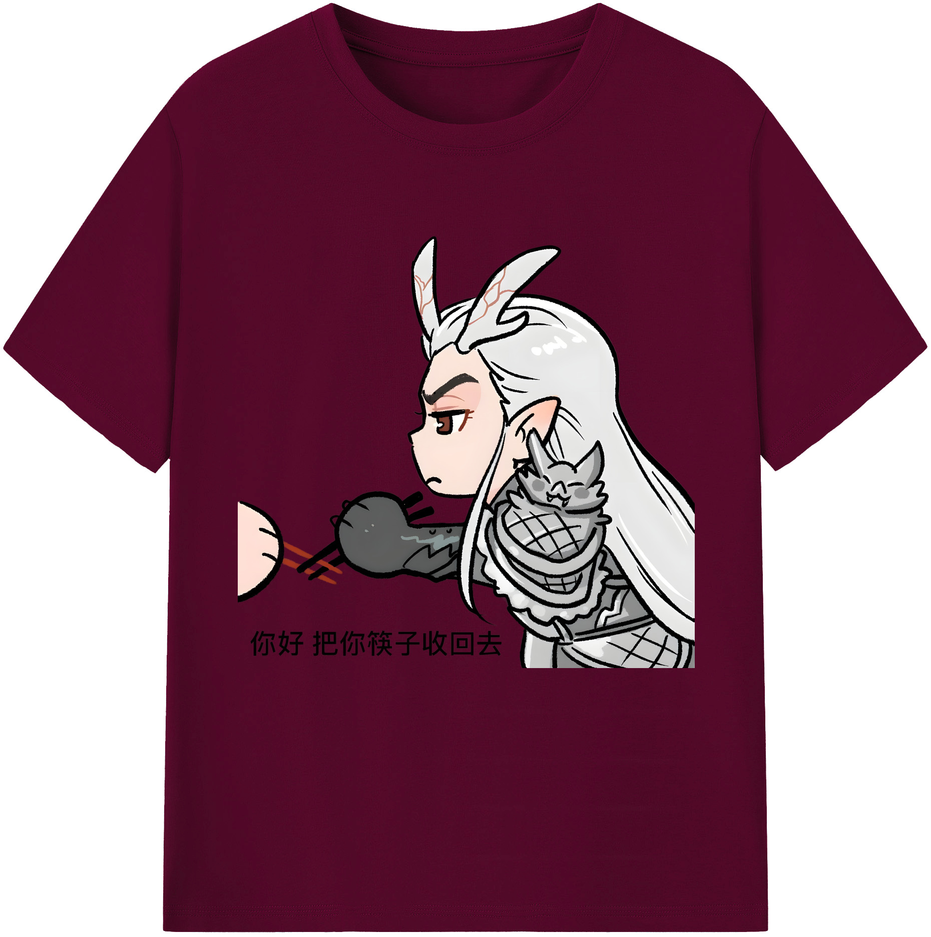 （画像用） Ne Zha 2 ナタ 魔童の大暴れ レディースカジュアルプリントTシャツ（綿100％）